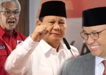 Elektabilitas Ganjar di Puncak, Prabowo Mengekor, Anies Lemah di Bawah