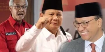Elektabilitas Ganjar di Puncak, Prabowo Mengekor, Anies Lemah di Bawah