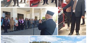 Pemkab Buru Lakukan Apel Aset Kendaraan Dinas