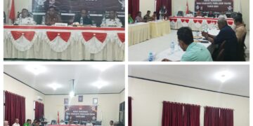 KPU Buru Gelar Rakor Dana Kampanye