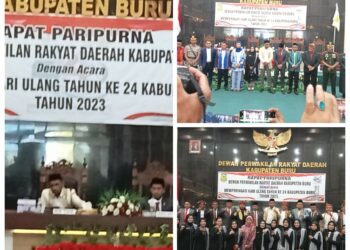 DPRD Gelar Rapat Paripurna Istimewa Menyambut HUT Kabupaten Buru ke 24