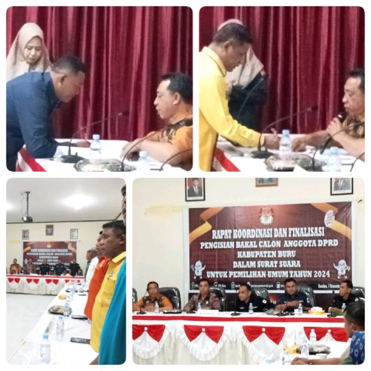 KPU Buru Gelar Rakor Finalisasi DTC