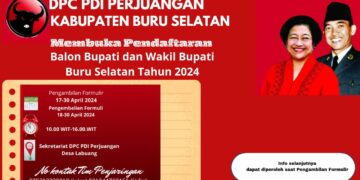 DPC PDIP Bursel Buka Pendaftaran Calon Bupati Dan Wakil Bupati 2024
