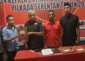 Lutpi Sanaky Dan Orva A Seleky Daftar di PDI Perjuangan Bursel