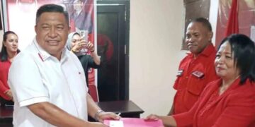 Bertarung Pilwakot Ambon, Sekretaris Kota Ambon Agus Ririmase Ambil Formulir PDIP