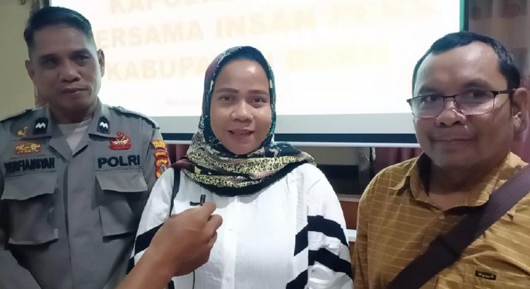 Ketua PWI Buru, Asma Payapo :  Polisi Adalah Mitra Wartawan