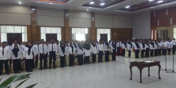 246 Anggota PPS  se-Kabupaten Buru Dilantik