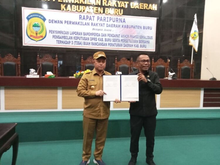 DPRD Buru Sahkan Tiga Perda Baru