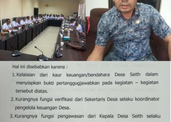 Selewengkan DD, DPRD Desak Jaksa Periksa Kades Seith