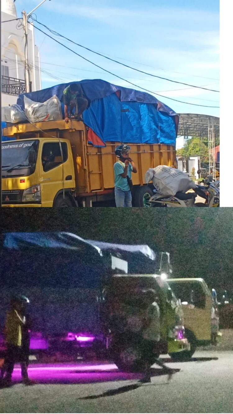 Truk Bermuatan Kapur dan Dicurigai Ada B3 Masih Diamankan di Polres Buru