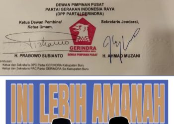 Gerindra Beri Rekomendasi kepada MANDAT di Pilkada Buru