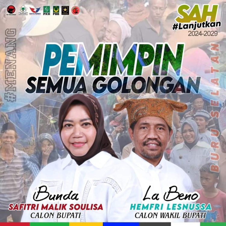 Ketua PDIP Bursel Instruksikan Kader Partai Menangkan Paslon Safitri – Hempri di Pilkada Bursel 2024