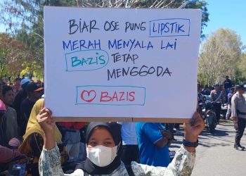 Viral Gimmick Menarik Pendukung BASIS Saat Pengambilan Nomor Urut