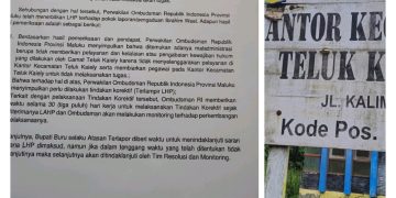 Pj Bupati Buru Prihatin Dengan Kondisi Kantor Camat Kaiely