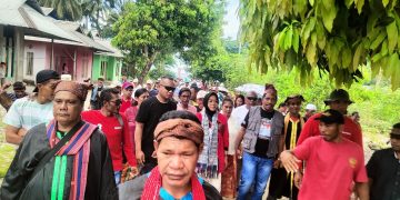 Warga Desa Waenalut, Wamkana dan Desa Batu Tulis Siap Memenangkan Pasangan SAH