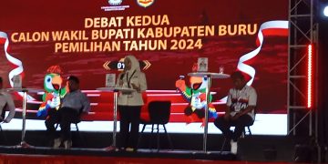 Hebat, Cawabup Perempuan Kabupaten Buru, Tampil Gemilang Dalam Debat Kedua Pilkada 2024