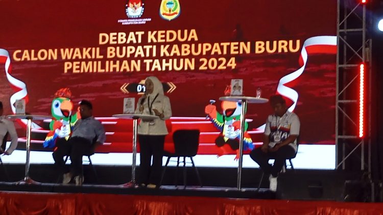 Hebat, Cawabup Perempuan Kabupaten Buru, Tampil Gemilang Dalam Debat Kedua Pilkada 2024