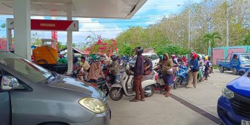 BBM Langkah di Kabupaten Buru Karena Pertamina Kurangi Jatah Untuk SPBU