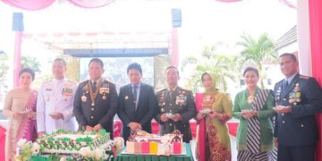 Pj. Gubernur Maluku, Sadali Ie, Hadiri menghadiri HUT TNI ke-79