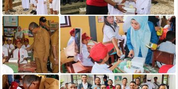 Program Makan Bergizi Gratis Prabowo – Gibran di Uji Coba di Bursel, Maluku