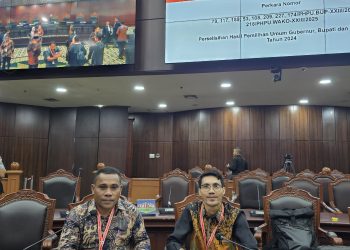 Bawaslu Kabupaten Buru Ikuti Sidang PHPU DI MK