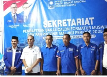 lima Calon Ketua DPW PAN Maluku Resmi Mendaftar