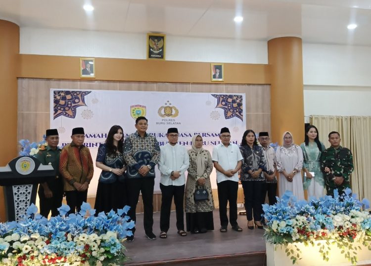 Pemkab Bersama Jajaran Polres Bursel Gelar Acara Bukber dan Rama Tama Dengan Kapolres AKBP Andi Parningotan Lorena