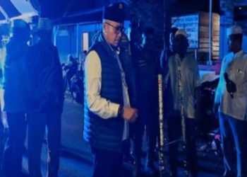 Bupati La Hamidi Lepas Rombongan Pawai Takbir Sambut Lebaran Idul Fitri