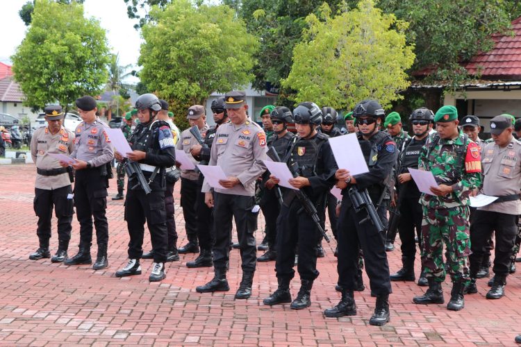 Ikhtiar Spiritual, Polres Buru Gelar Dzikir Bersama Jelang PSU dan PUSS Pilkada