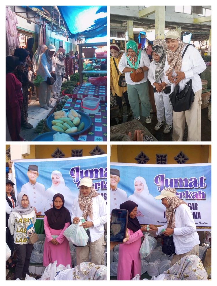 Jumat Berkah, MDR dan Bella Sofhie Borong Ikan dan Sayur untuk Dibagikan Kepada Para Janda dan Anak Yatim