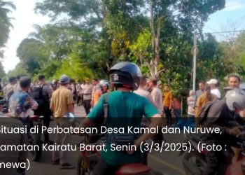 Warga Desa Kamal dan Nuruwe di SBB Bentrok