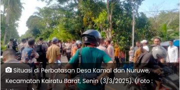Warga Desa Kamal dan Nuruwe di SBB Bentrok