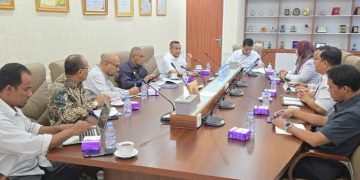 Ahmad Riza Patria Wakil Kemendes PDT,  Menerima Audiensi Bupati Bursel La Hamidi