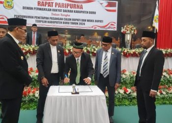 DPRD Kabupaten Buru Umumkan Kemenangan Ikram  Umasugi – Sudarmo