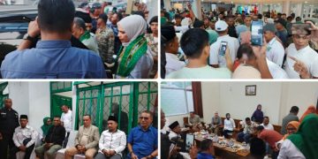Bupati Ikram Umasugi dan Sudarmo Tiba di Kota Ambon, Disambut Meriah Warga dan Jajaran Partai Politik