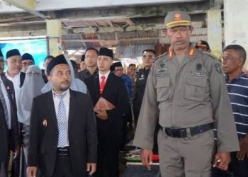 Hari Pertama Kerja, Bupati Ikram Umasugi dan Wakil Bupati Buru Sudarmo Tinjau Pasar Inpres Namlea dan RSUD