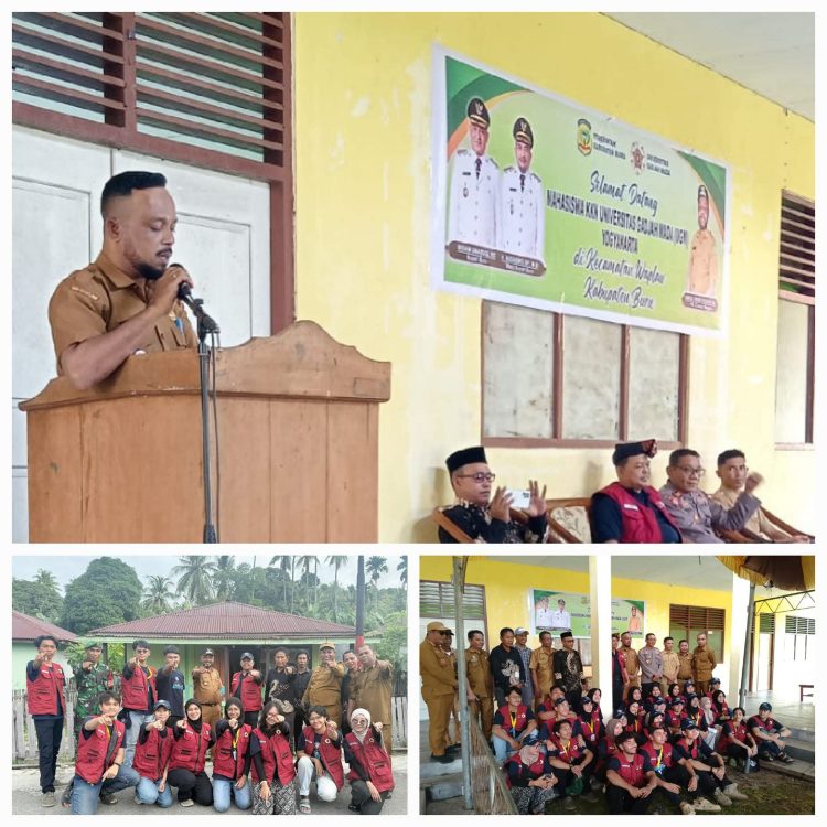 Camat Waplau Haris Syukur Sambut 30 Mahasiswa KKN UGM, Ini Pesannya