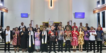 GEDUNG GEREJA EFRATA MAKARIKI DIRESMIKAN, GUBERNUR MALUKU HARAP JADI SIMBOL PERSAUDARAAN SEIMAN