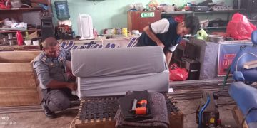 Rutan Kelas IIA Ambon Lakukan Pembinaan Produktif Kegiatan Meubelair dan Penanaman Bibit Kangkung
