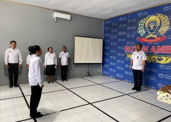 Wujud Apresiasi Rutan Ambon berikan Penghargaan bagi Pegawai Teladan