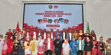 Pengurus Dekranasda Provinsi Maluku Periode 2025 – 2030 Resmi di Lantik