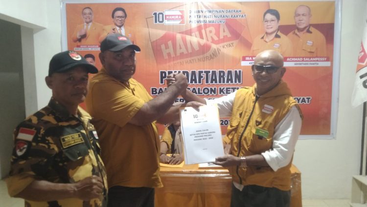 Eric Angkie Siap Rebut Ketua DPD Partai Hanura Maluku