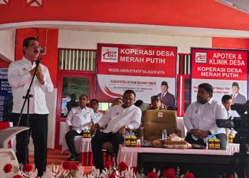 Hadiri Daring Peluncuran Koperasi Merah Putih oleh Presiden Gubernur : Dukung SBT sebagai Ikon Industri Sagu Nasional