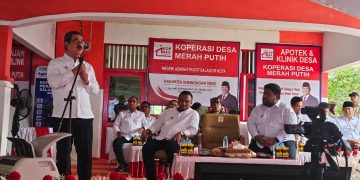 Hadiri Daring Peluncuran Koperasi Merah Putih oleh Presiden Gubernur : Dukung SBT sebagai Ikon Industri Sagu Nasional
