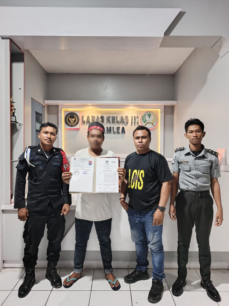 Satu Warga Binaan Lapas Namlea Dapat Amnesti dari Presiden Prabowo