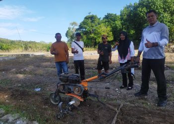 Mesin Kultivator dari Dinas Pertanian Kab. Buru, Lapas Namlea Kembangkan Ketahanan Pangan Lebih Produktif