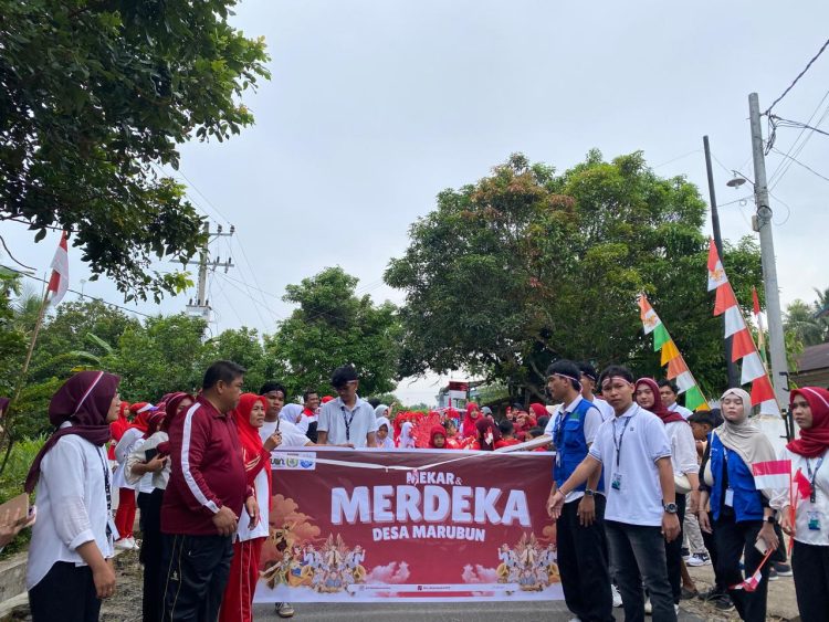 Masyarakat Desa Marubun Meriahkan HUT RI ke-78 dengan Jalan Santai dan Perlombaan