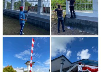 Semarak Kemerdekaan, Bendera Merah Putih Dan Umbul-Umbul Hiasi Lapas Namlea