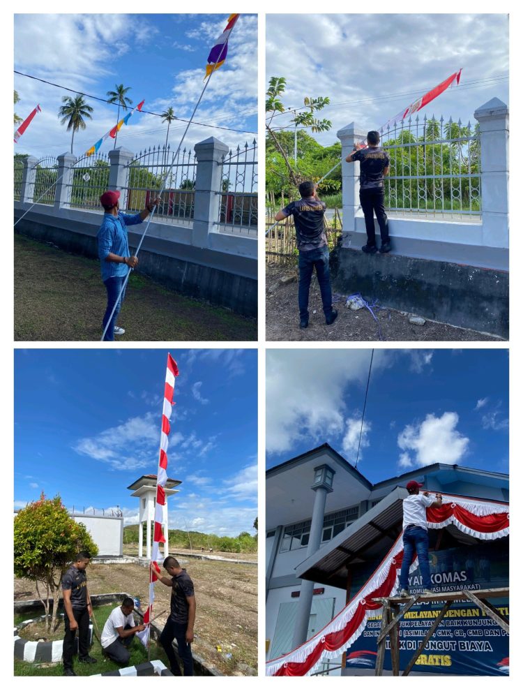 Semarak Kemerdekaan, Bendera Merah Putih Dan Umbul-Umbul Hiasi Lapas Namlea