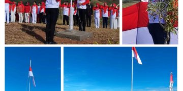 Anggota DPRD BURU Erwin Tanaya Jadi Irup HUT RI Ke-80 di Puncak Bukit Tatanggo